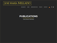 Tablet Screenshot of mellado.info